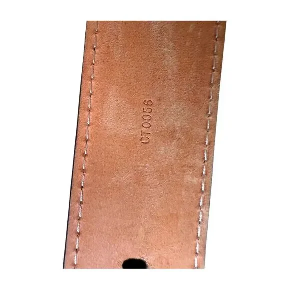 Authentic Louis Vuitton Monogram Leather Belt – Size 90/36
